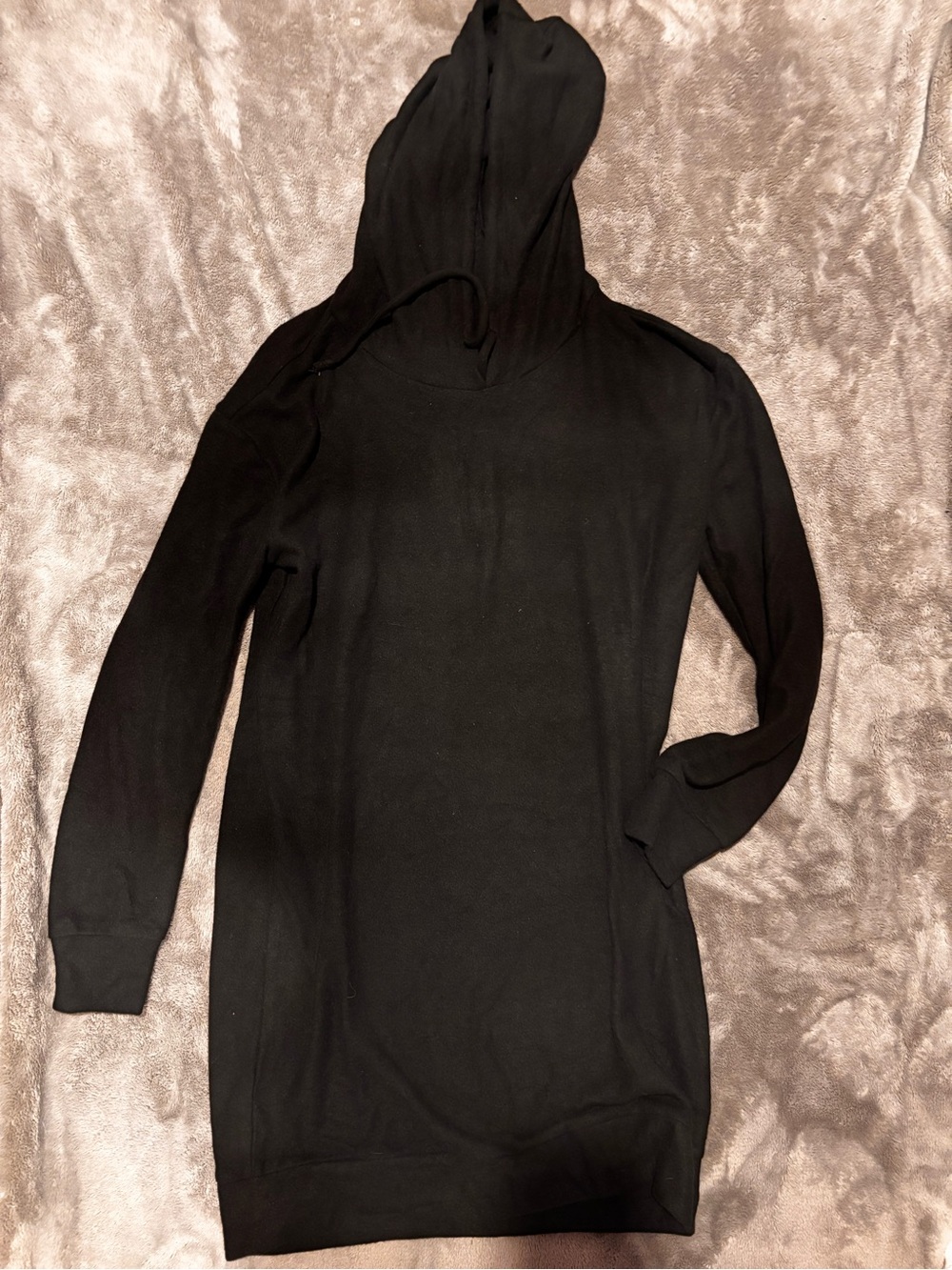 Chaser Black Hooded Dress